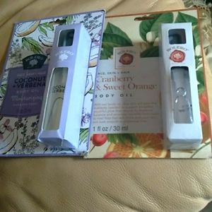Coconut+Verbena & Cranberry& Sweet Orange Body Oil bundle